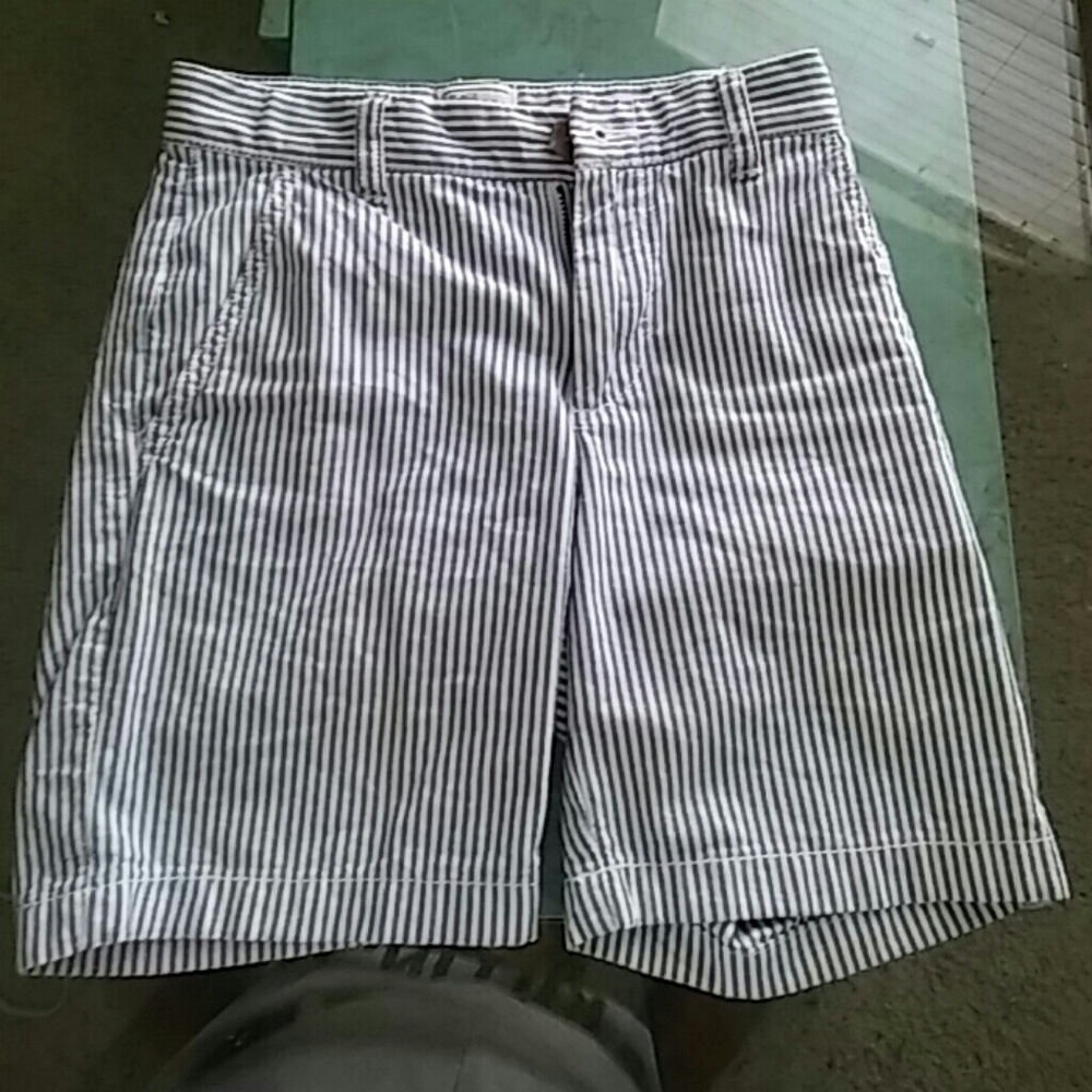 Boys white and blue casual shorts